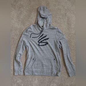 Gray Hooded Men's Shirt